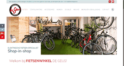 Desktop Screenshot of fietsendegeus.be